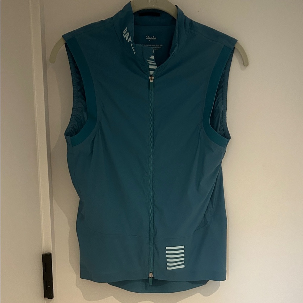 Rapha Teal Sleeveless Cycling Vest